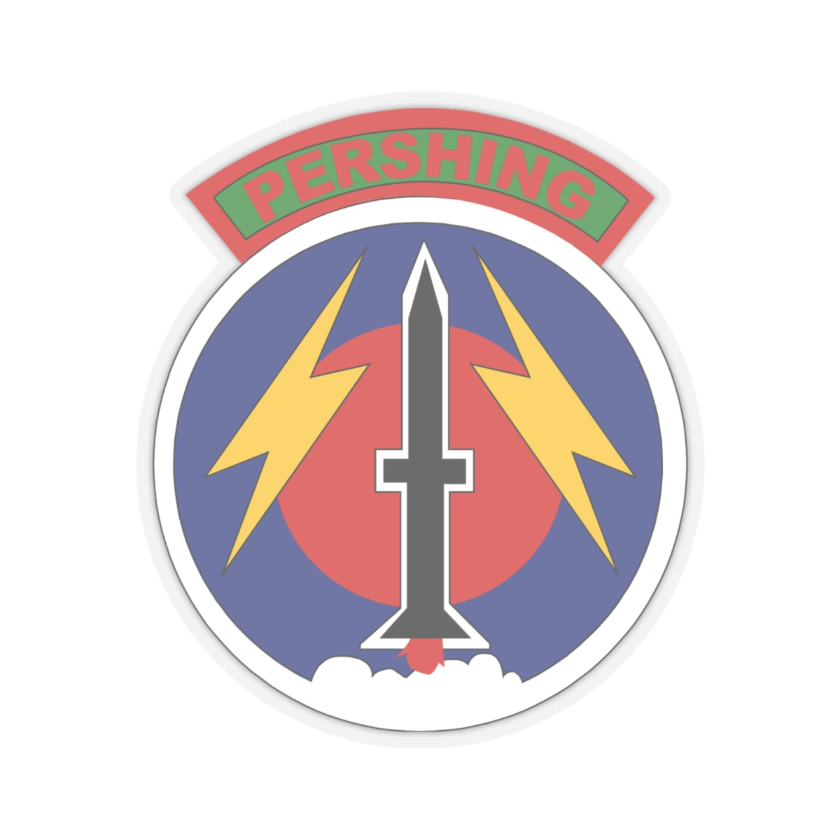 Kiss - Cut Stickers - Army - 56th Artillery Command - Pershing