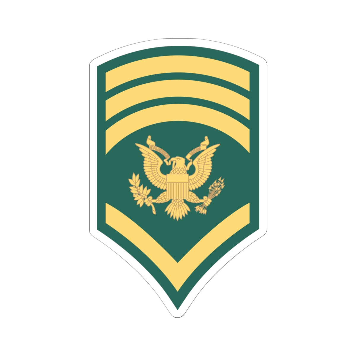 Kiss-Cut Stickers Army - Army - Enlisted - SPEC 8 - Specialist 8  - Std wo Txt X 300