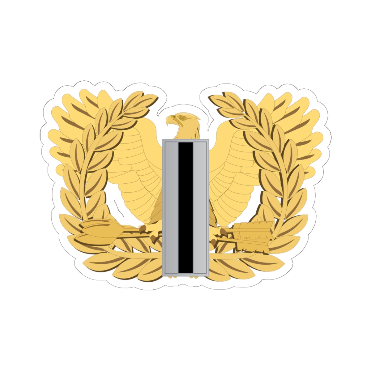 Kiss-Cut Stickers - Army - Chief Warrant Officer - W05 - Flat - Eagle and Bar wo txt X 300