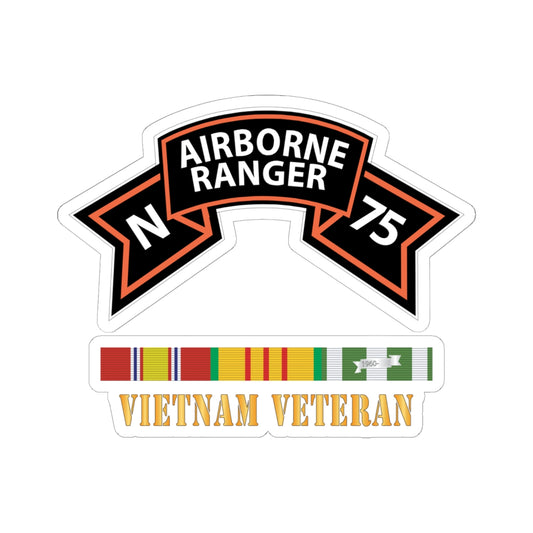 Kiss-Cut Stickers - SOF - N Company Scroll - Vietnam Veteran w VN SVC X 300