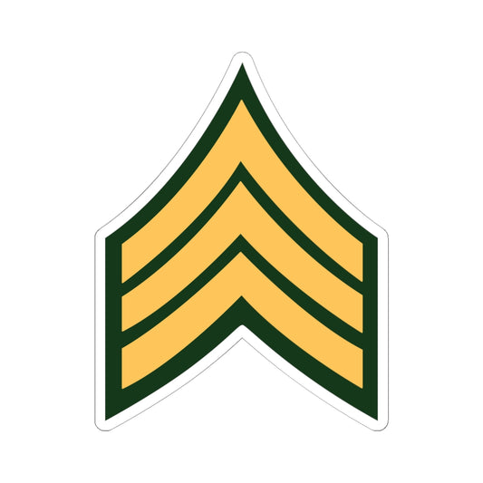 Kiss-Cut Stickers - Army - Sergeant E-5 (SGT) X 300