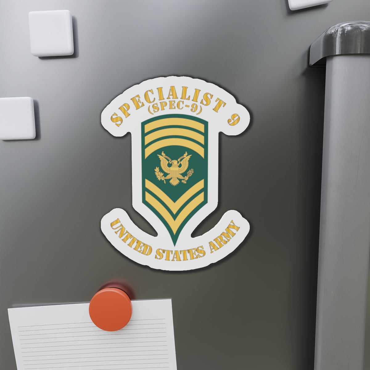 Die-Cut Magnets - Army - Enlisted - SPEC 9 - Specialist 9  - Std X 300