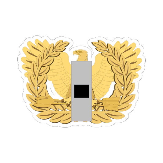 Kiss-Cut Stickers - Army - Warrant Officer - W01 - Flat - Eagle and Bar wo txt X 300