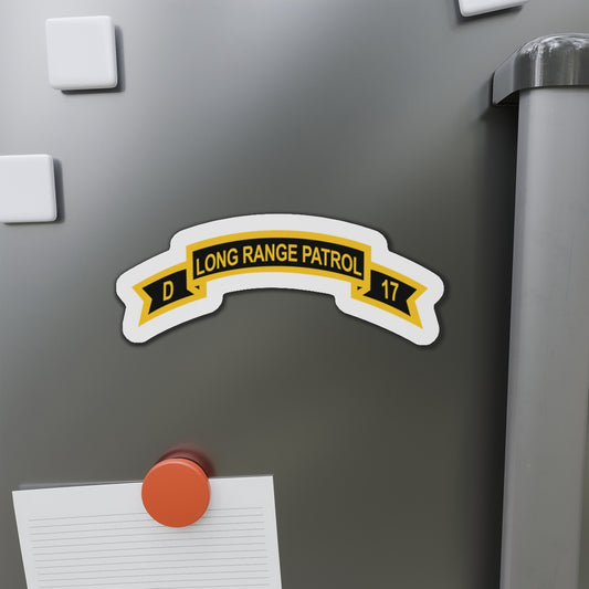 Die-Cut Magnets - Army - Tab - Troop D 17th Cav Long Range Patrol wo Txt X 300