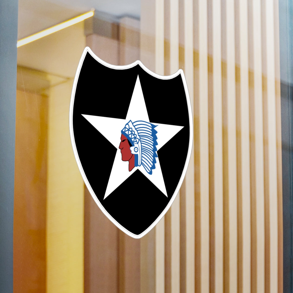 Kiss-Cut Vinyl Decals - SSI - 2nd Infantry Division wo Txt X 300