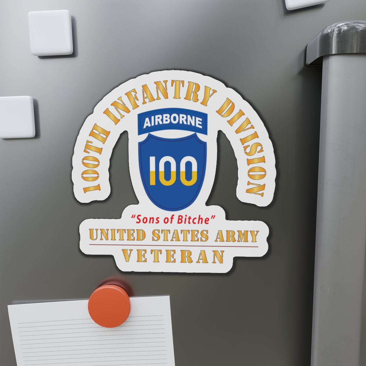 Ssi Bit Die-Cut Magnets - Army - SSI - 100th Division (Airborne) - Sons of Bit ...
