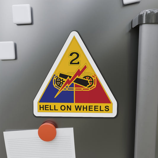 Die-Cut Magnets - DUI - 2nd Armored Division X 300