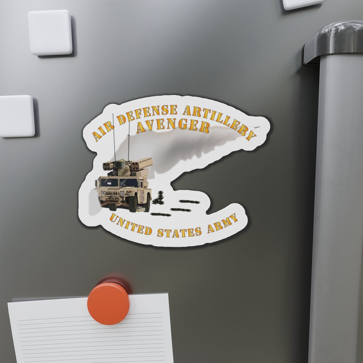 Die-Cut Magnets - Avenger Air Defense - Firing Missile