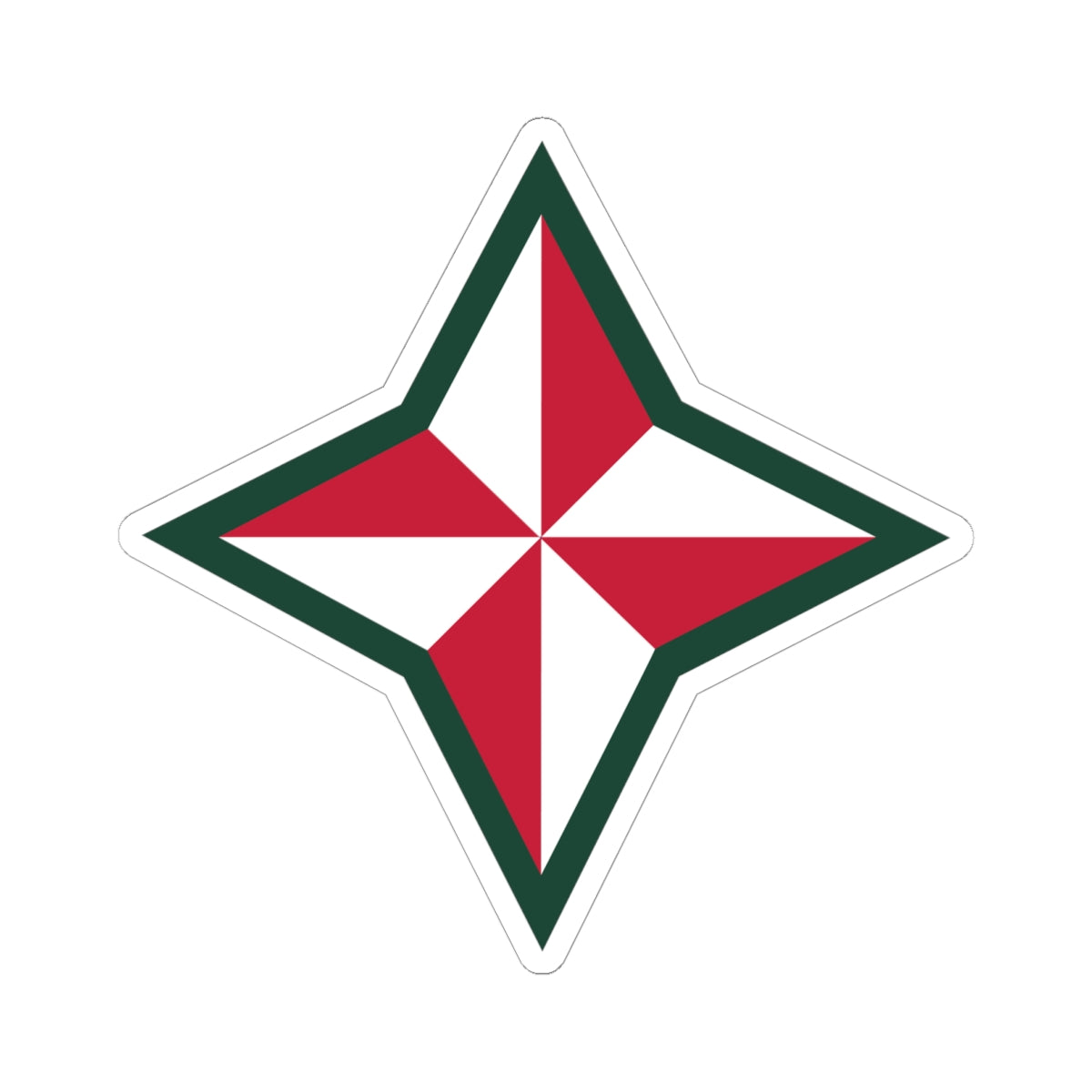Kiss-Cut Stickers - SSI - 48th Armored Division X 300