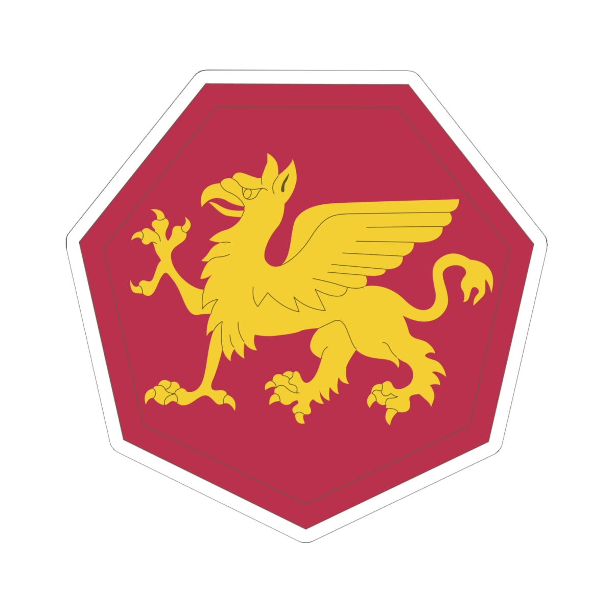 Kiss-Cut Stickers - SSI - 108th Infantry Division (1952-Present) X 300