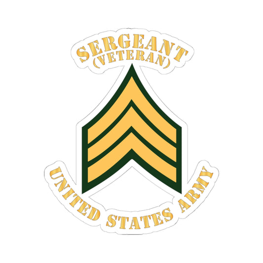 Kiss-Cut Stickers - Army - Sergeant - SGT - Veteran - Flat X 300