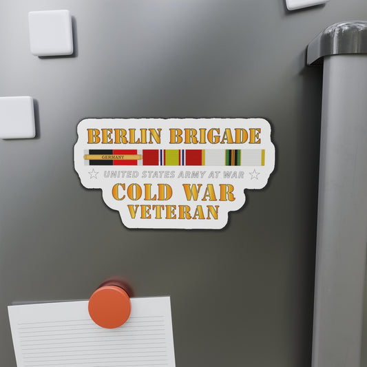 Die-Cut Magnets - Army - Berlin Bde w OCCUPY COLD SVC  BAR X 300