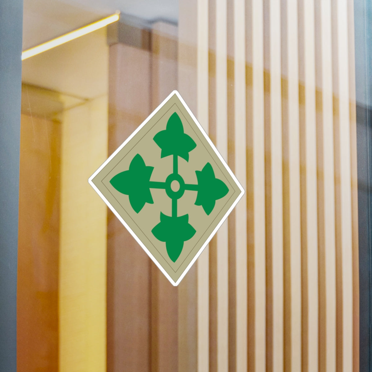 Kiss-Cut Vinyl Decals - SSI - 4th Infantry Division wo Txt X 300