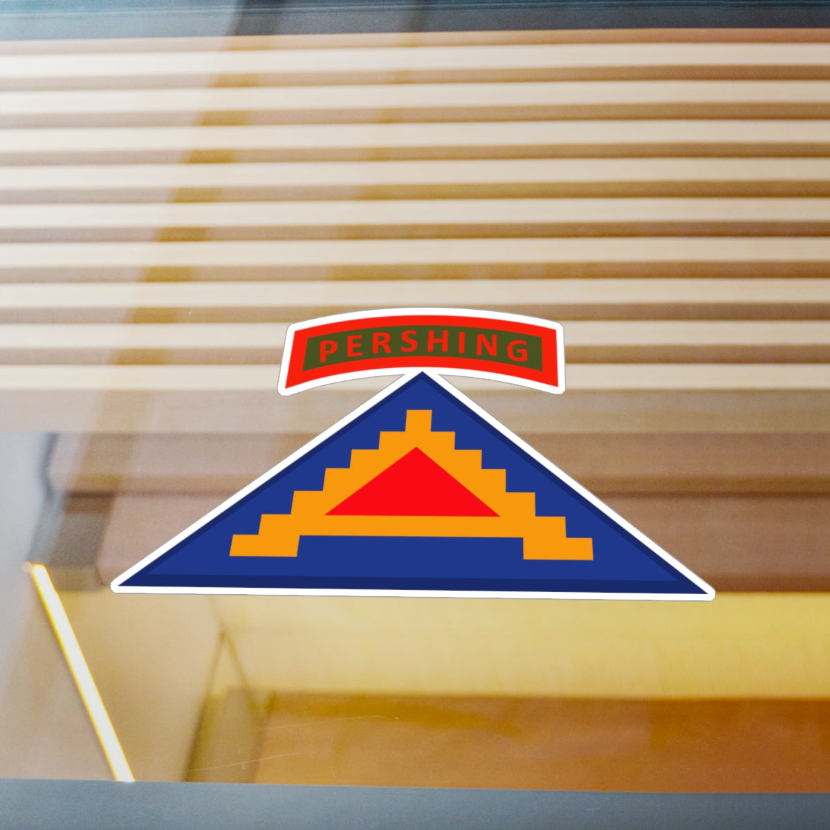 Kiss-Cut Vinyl Decals - Army - 56th Artillery Brigade - 7th Army w Pershing Tab wo Txt