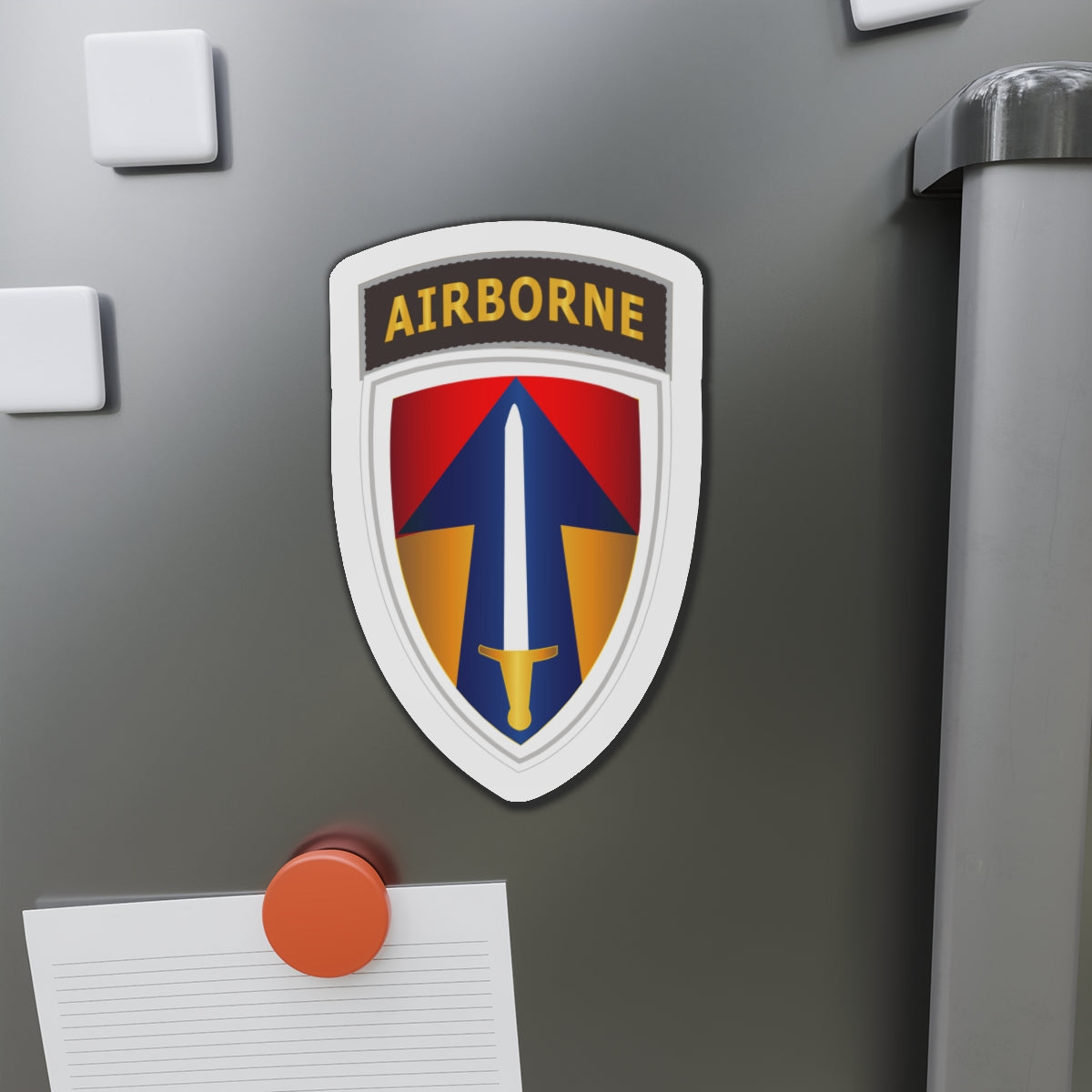 Die-Cut Magnets - II Field Force w Airborne Tab LRRP