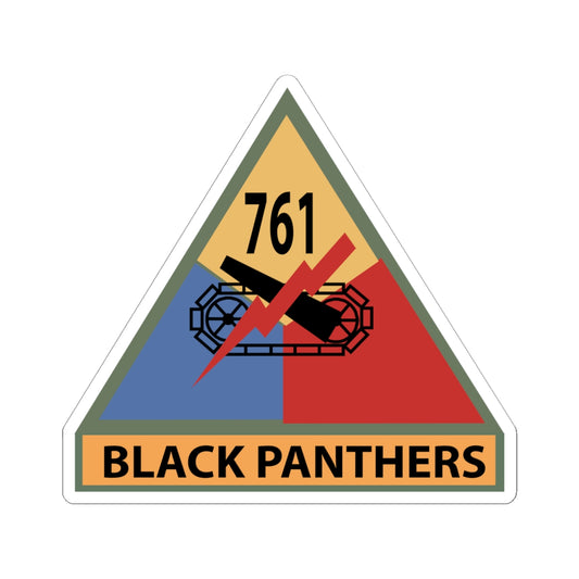 Kiss-Cut Stickers - SSI - 761st Tank Batalion w Name Tape X 300