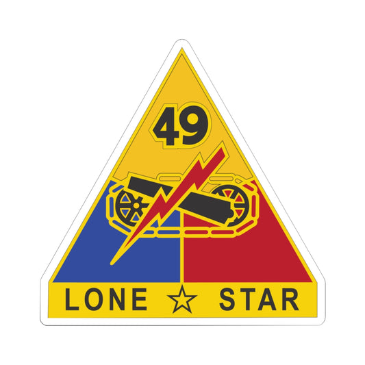 Kiss-Cut Stickers Army - DUI - 49th Armored Division X 300