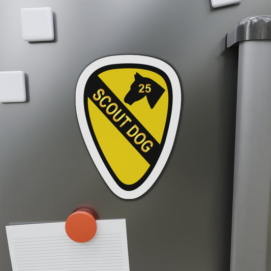 Die-Cut Magnets - 25th Scout Dog Platoon 1st Cav wo Txt