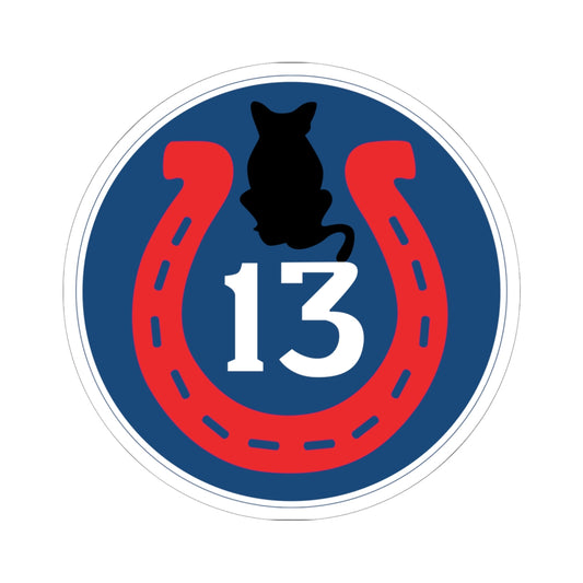Kiss-Cut Stickers - SSI - 13th Infantry Division - Cat X 300