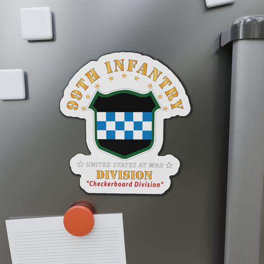 Die-Cut Magnets -SSI -Army - 99th Infantry Division - Checkerboard Division X 300