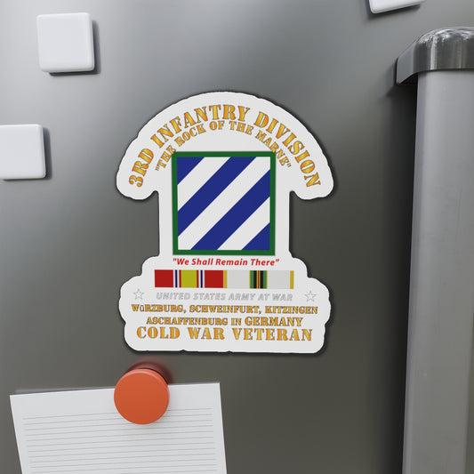 Die-Cut Magnets - 3rd ID - Germany w Cold War SVC
