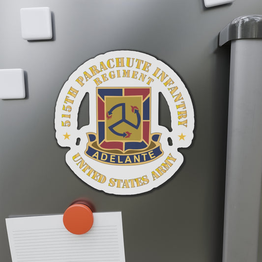 Die-Cut Magnets - Army - 515th Parachute Infantry Regiment - DUI - United States Army X 300