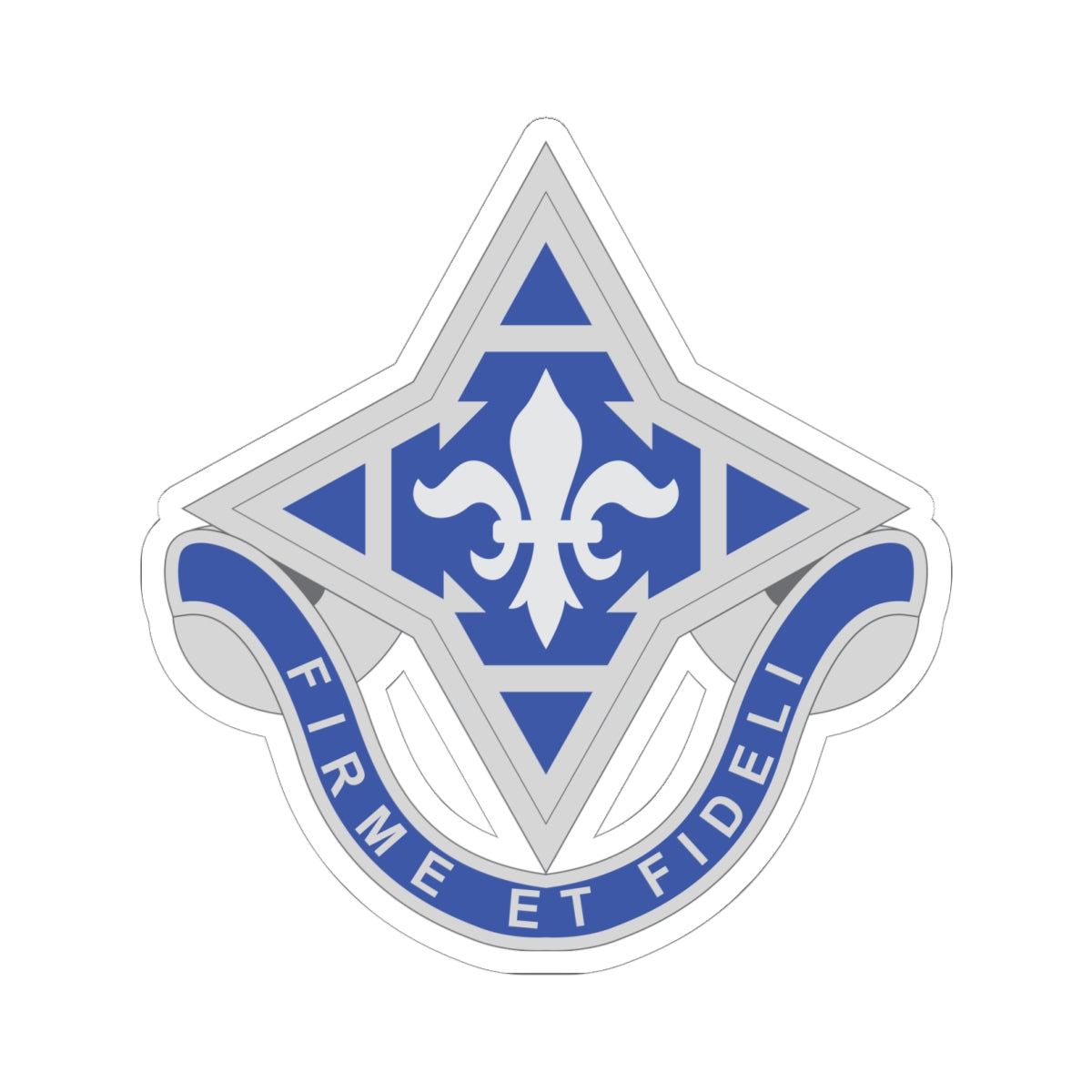 Kiss-Cut Stickers Army - DUI - 92d Infantry Division X 300