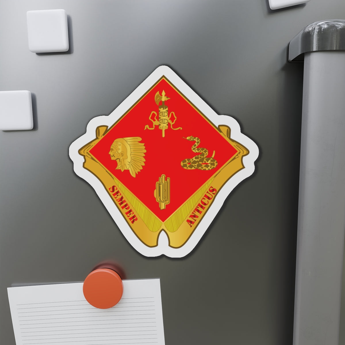 Die-Cut Magnets - Army - 45th Division Artillery wo Txt