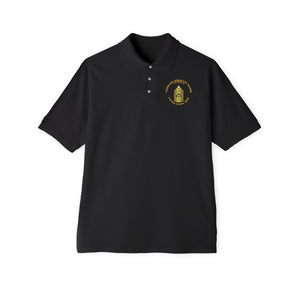 Men's Piqué Polo - Command Sergeant Major - CSM - Veteran