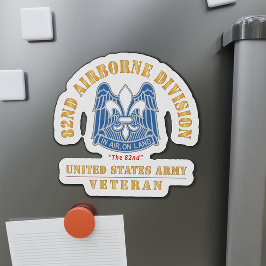 Die-Cut Magnets - Army - DUI - 82nd Airborne Division - The 82nd - US Army Veteran X 300