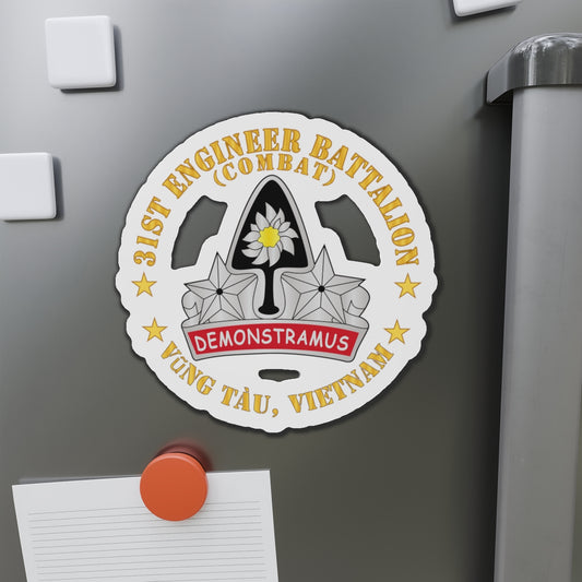 Die-Cut Magnets - Army - 31st Engineer Battalion (Combat) - Vung Tau, Vietnam