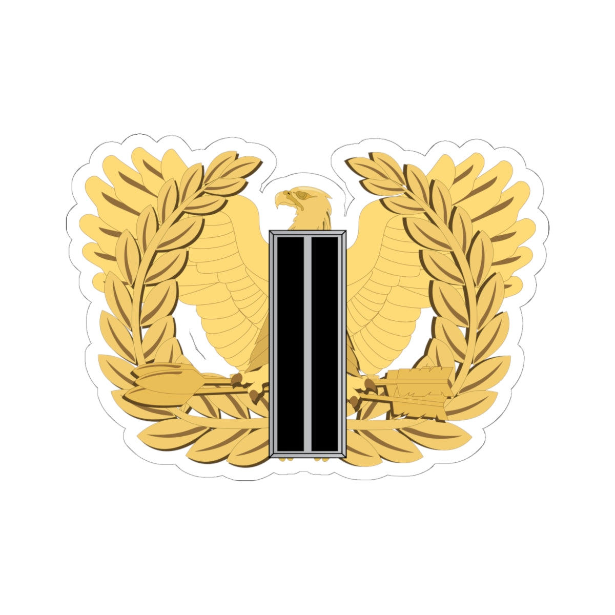 Kiss-Cut Stickers - Army - Chief Warrant Officer - W06 - Flat - Eagle and Bar wo txt X 300