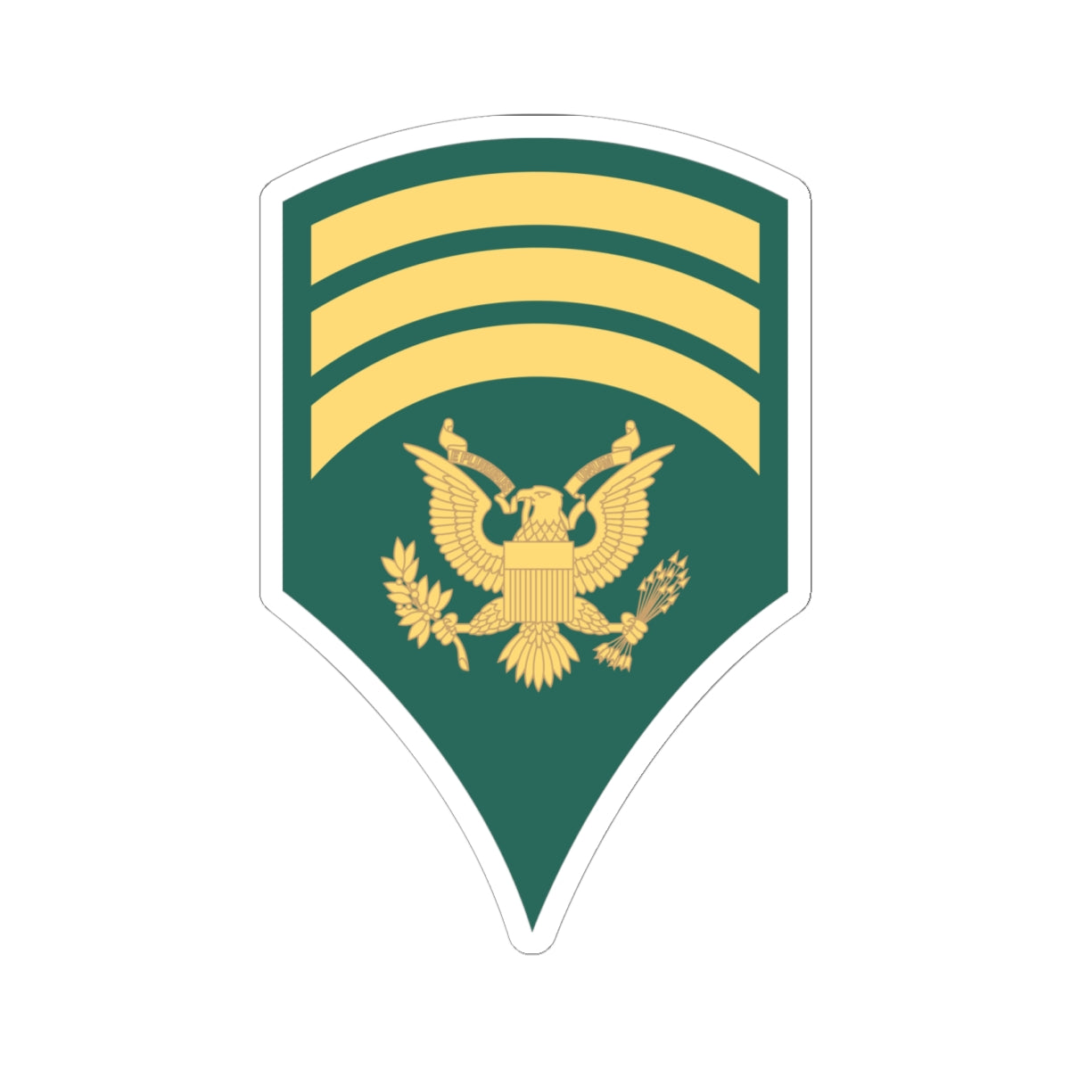 Kiss-Cut Stickers Army - Army - Enlisted - SPEC 7 - Specialist 7  - Std wo Txt X 300