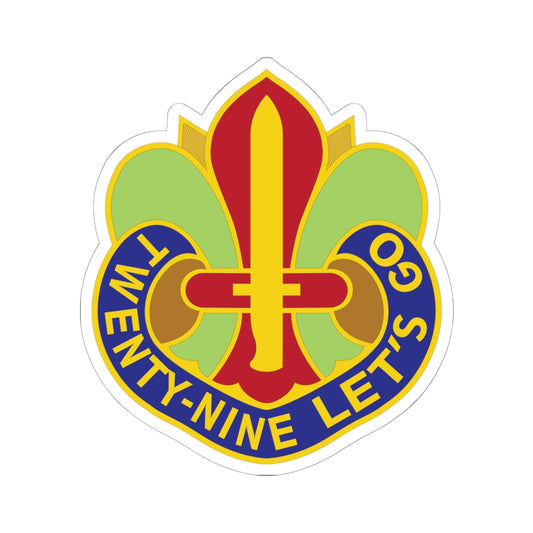 Kiss-Cut Stickers - DUI - 29th Infantry Division X 300