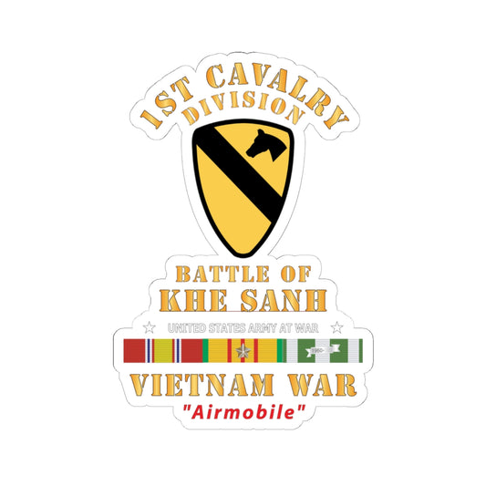 Army - 1st Cavalry Division - SSI - Battle of Khe Sanh - VIetnam War - Airmobile w VN