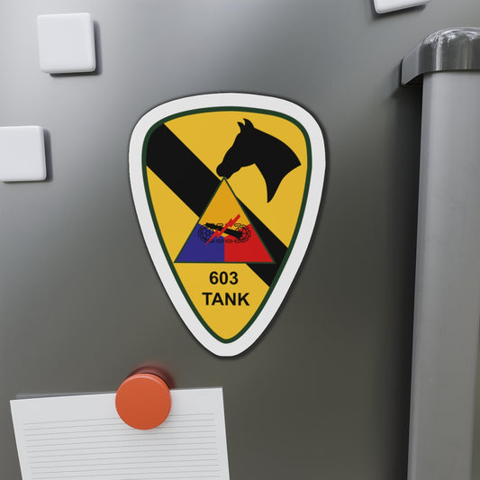 Die-Cut Magnets - Army - 603rd Medium Tank Co  - 1st Cav wo Txt