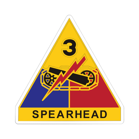 Kiss-Cut Stickers Army - DUI - 3rd Armored Division X 300