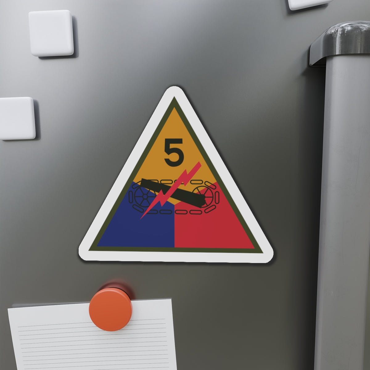 Die-Cut Magnets - SSI - 5th Armored Division X 300