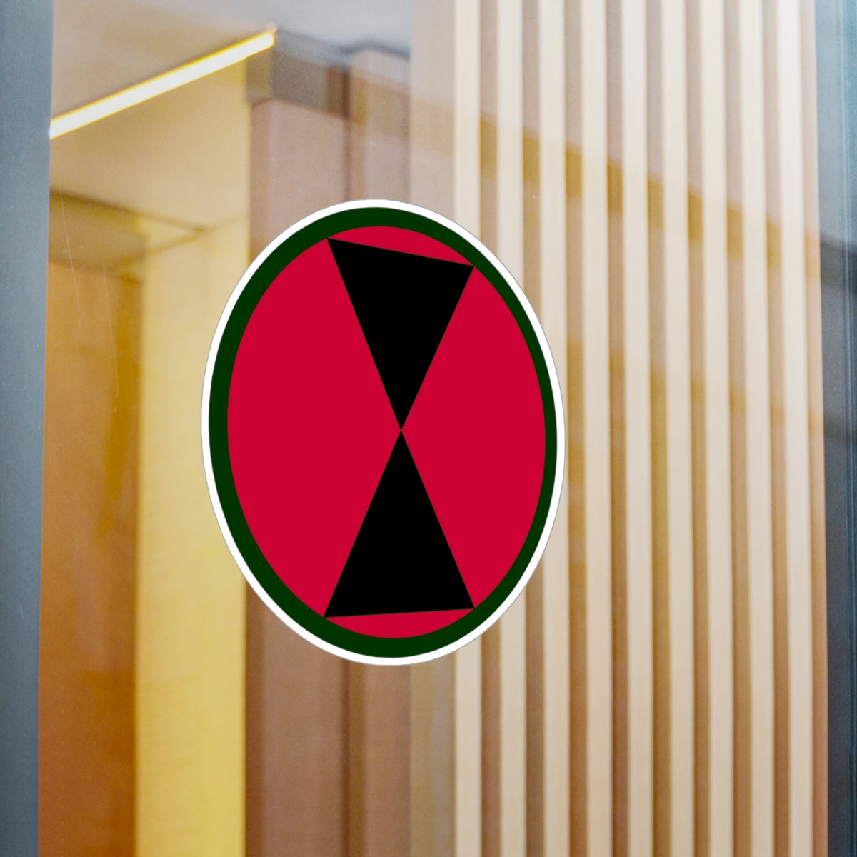 Kiss-Cut Vinyl Decals - SSI - 7th Infantry Division wo Txt X 300