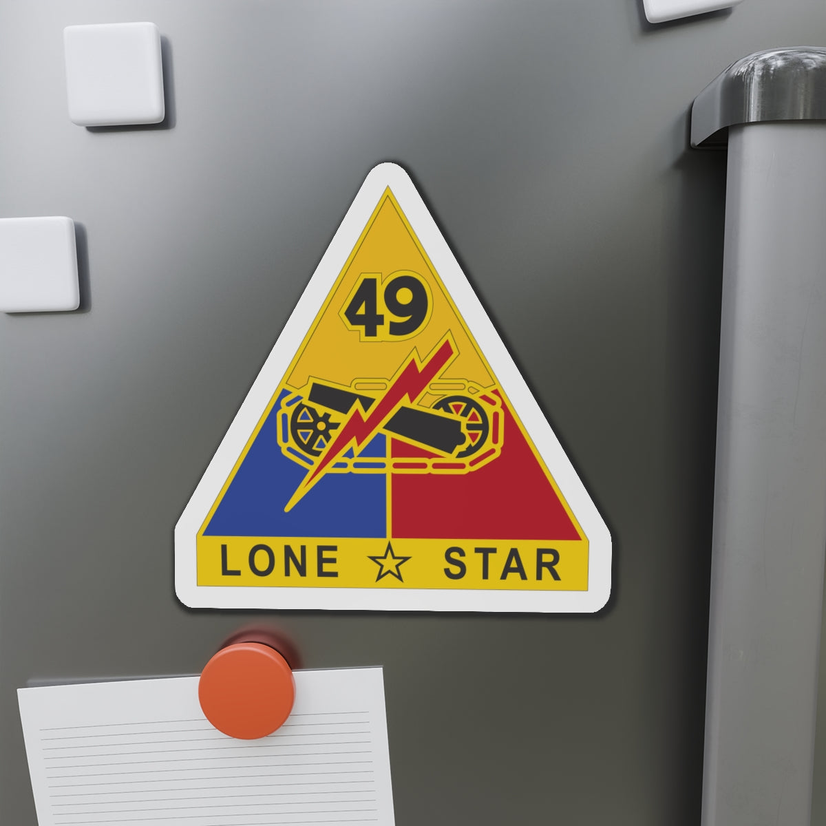 Die-Cut Magnets - DUI - 49th Armored Division X 300