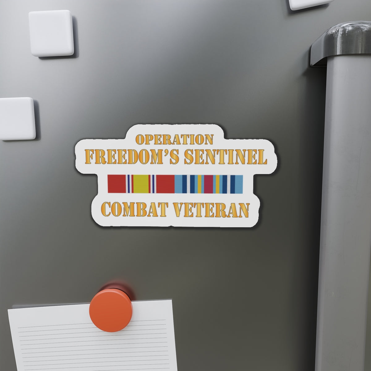 Die-Cut Magnets - Operation Freedom's Sentinel (OFS) SVC Bar