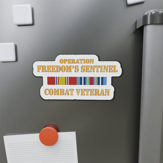 Die-Cut Magnets - Operation Freedom's Sentinel (OFS) SVC Bar