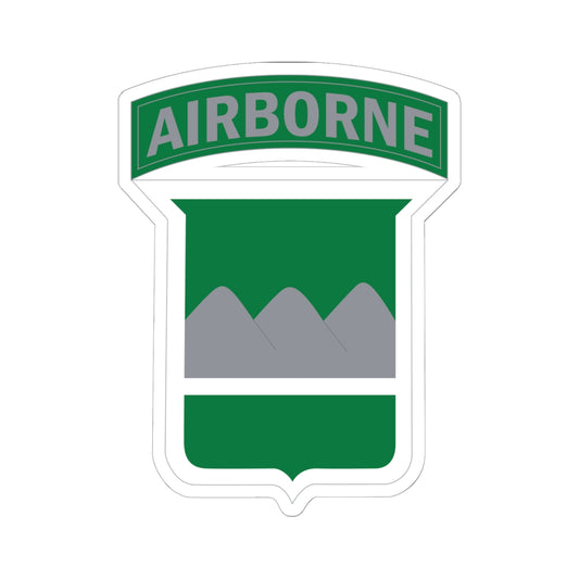 Kiss-Cut Stickers - SSI - 80th Infantry Division w Airborne Tab X 300