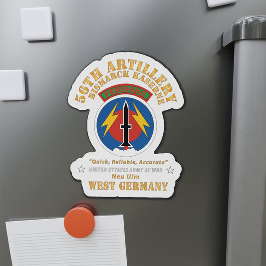 Die-Cut Magnets - Army - 56th Artillery Command - Pershing - Bismark Kaserne - New Ulm X 300