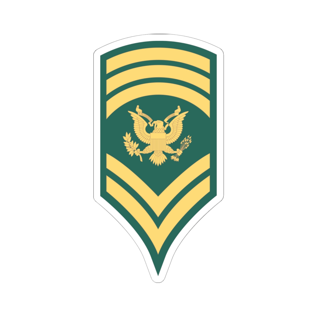 Kiss-Cut Stickers Army - Army - Enlisted - SPEC 9 - Specialist 9  - Std wo Txt X 300