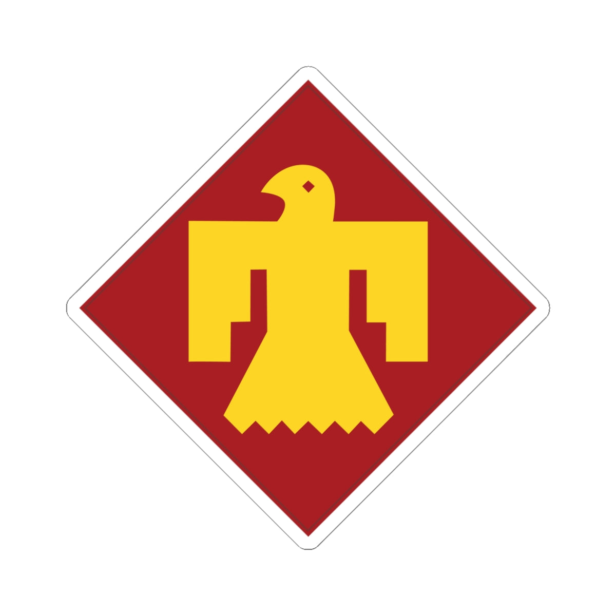 Kiss-Cut Stickers - SSI - 45th Infantry Division X 300
