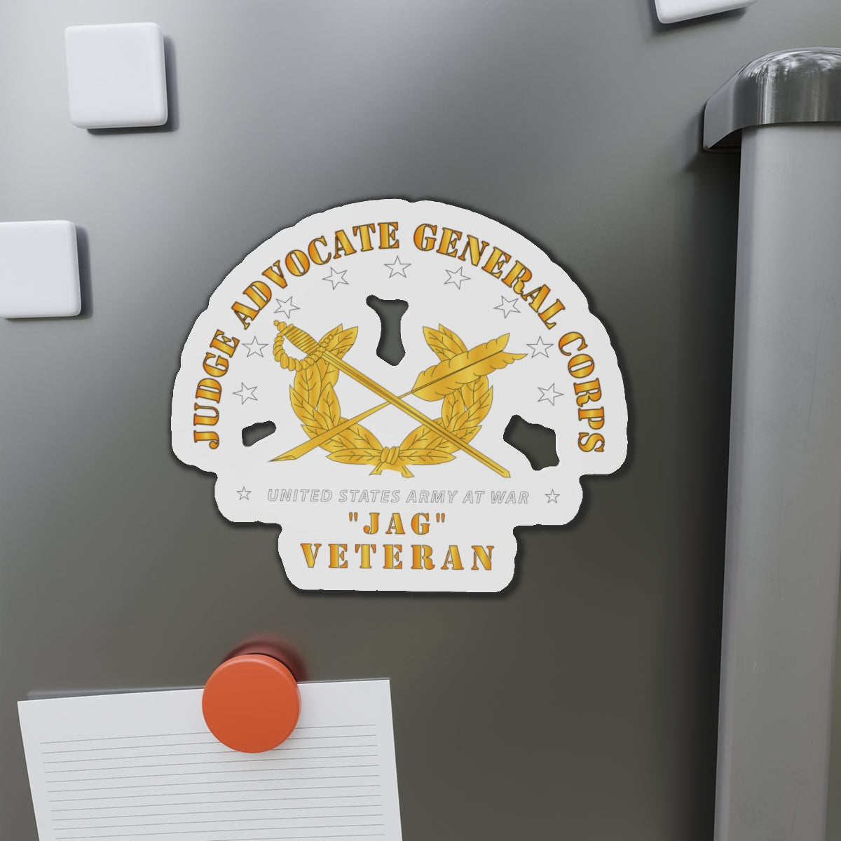 Die-Cut Magnets - JAG Branch Veteran