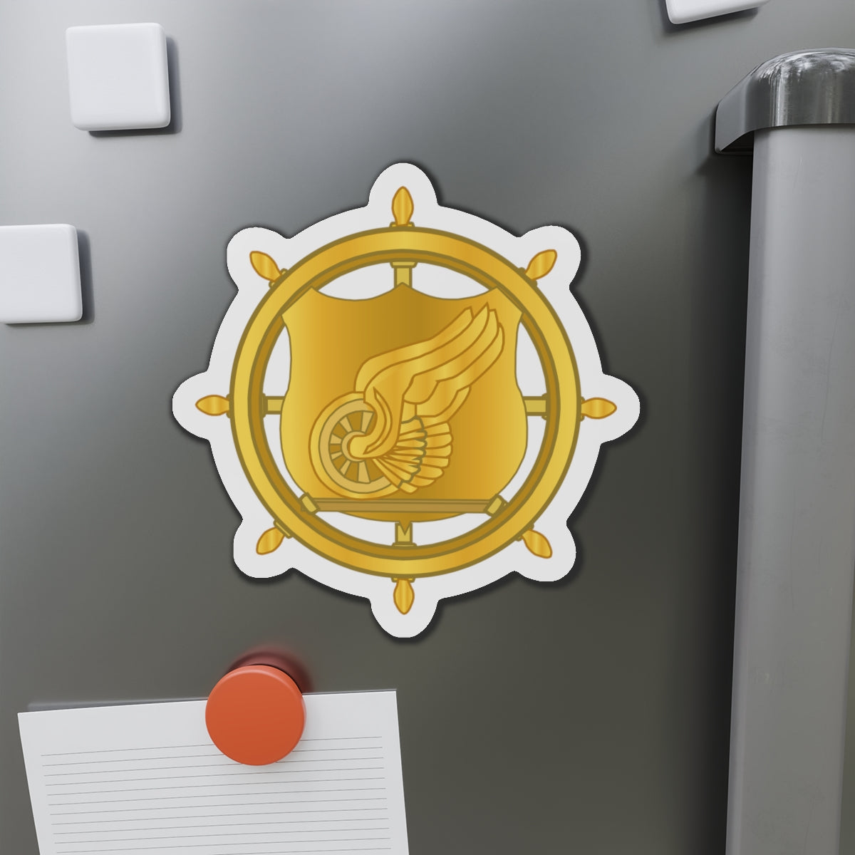 Die-Cut Magnets - Army - Transportation Corps  Branch Insignia  X 300