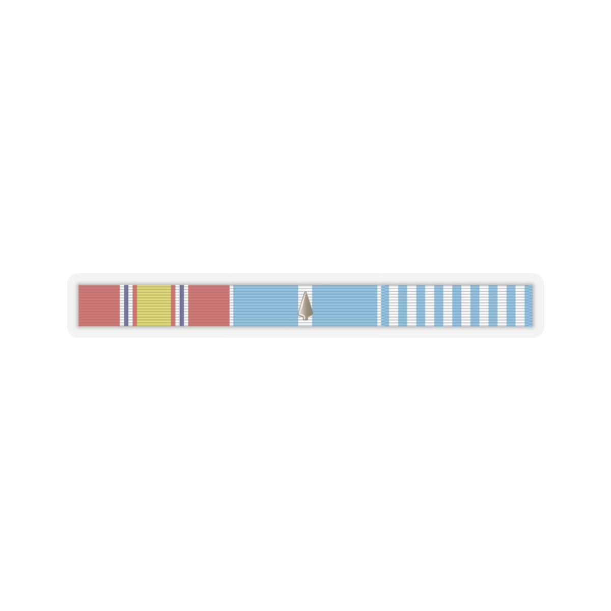Kiss - Cut Stickers - Korean War Service Bar w Spearhead