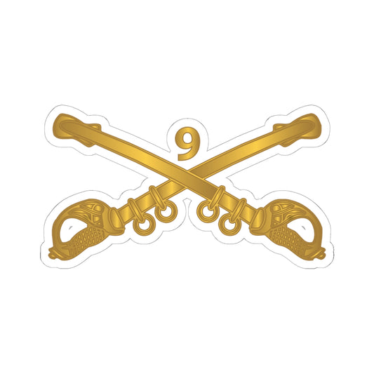 Kiss-Cut Stickers - Army - 9th Cavalry Branch wo Txt X 300